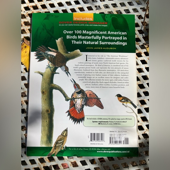 Royalty Free! 120 Audubon bird prints book & CD in great condition! - Picture 2 of 8